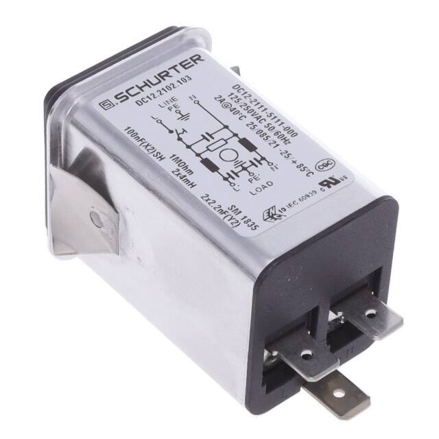 DC12.2102.103 SCHURTER Inc.  Moduli di ingresso alimentazione (PEM)